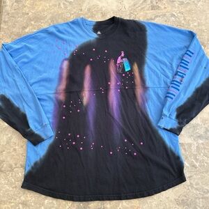Disney Soul Spirit Jersey Tie Dye Blue Black Pixar XL